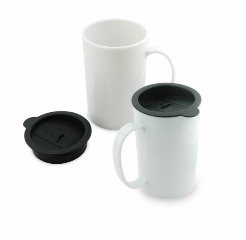 Mug con Tapa Mediano 